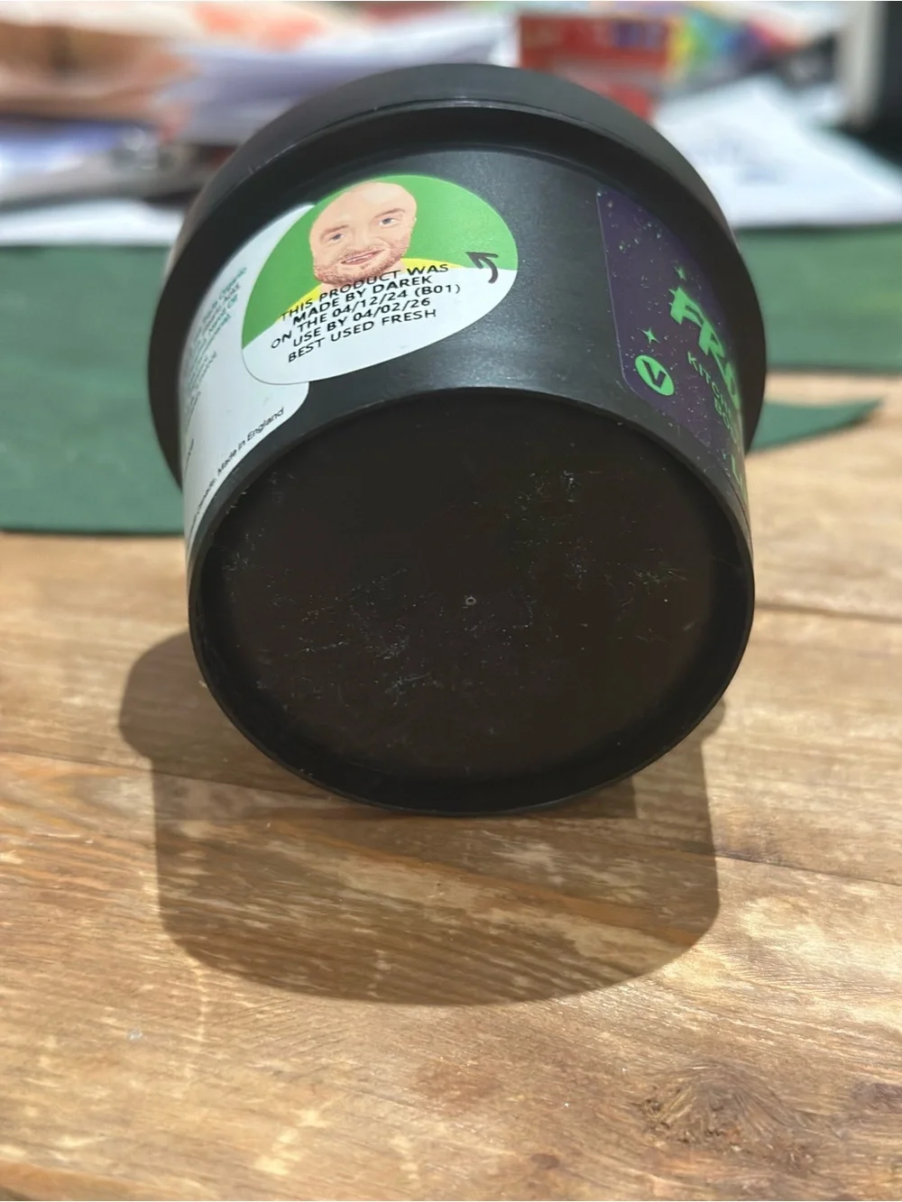 Lush Frozen Body Lotion - Black & Green